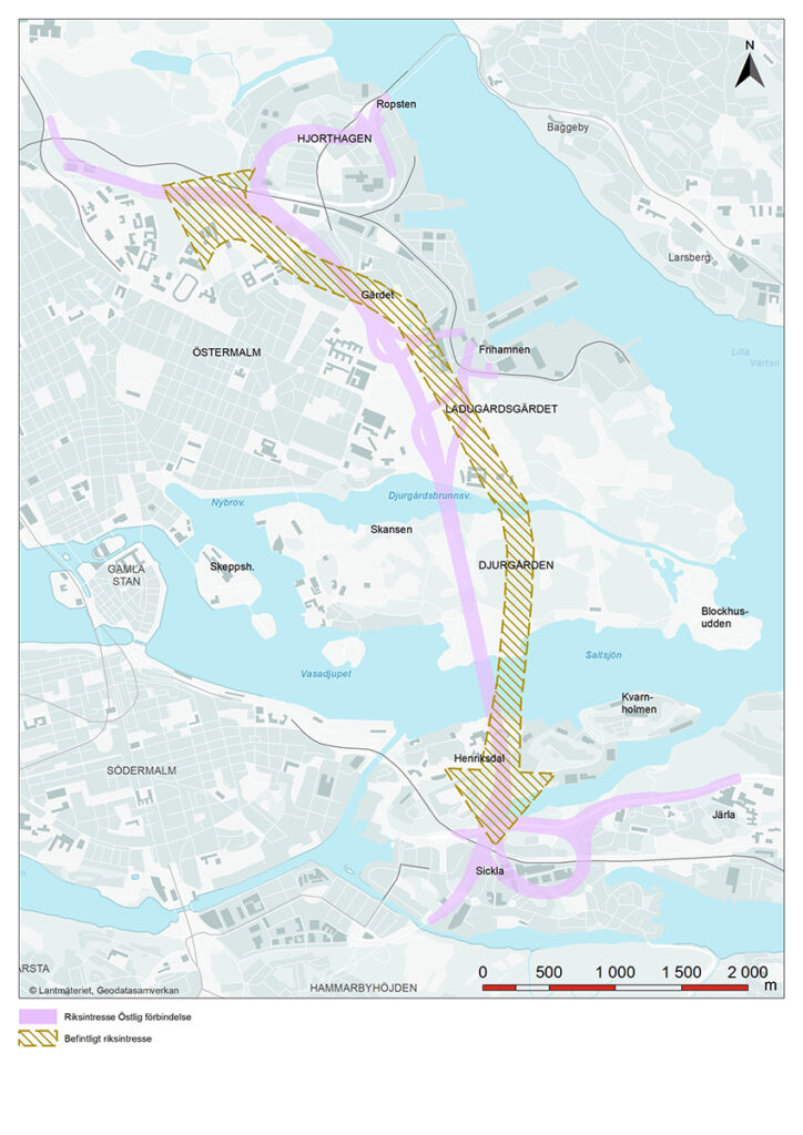 Karta/bild: Trafikverket.