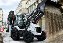 Hidromek visar nya grävlastare på Bauma