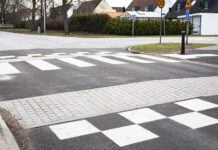 Betongelement med slityta i ingjuten granit