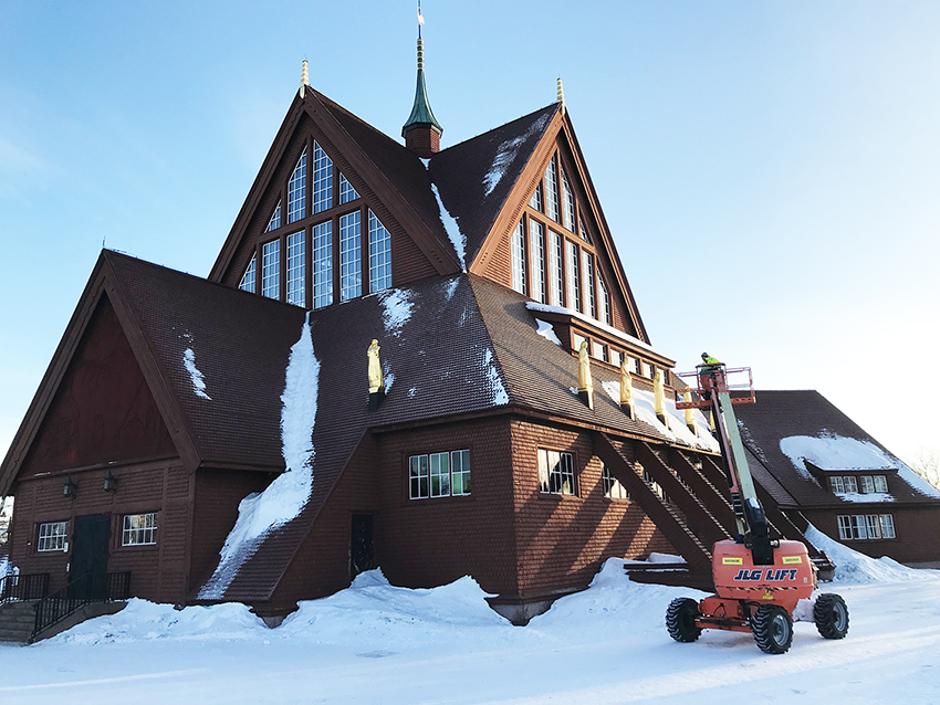 Rentalföretaget Ramirent kommer vara en aktör i det prestigefyllda uppdraget att flytta Kiruna kyrka. 