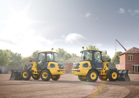 Compact Wheel Loader Electric Range Jobsite