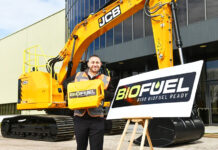 JCB godkänner biobränsle i X-serien bandgrävare