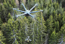 AirForestrys gallringsdrönare i drift hos Sveaskog om två år