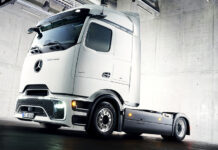 Mercedes lanserar ny eldriven 2-axlad dragbil
